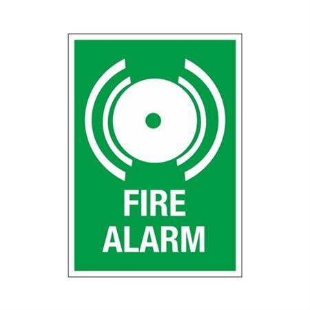 Fire Alarm 10" x 14" Sign - Graphic